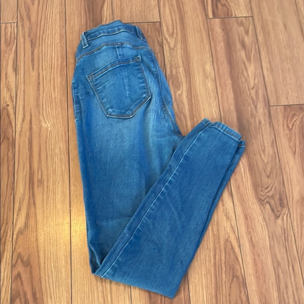 Fashion Nova Blue Skinny Jeans